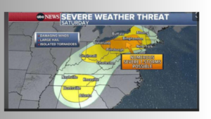 Millions in Eastern US Under Severe Thunderstorm and Extreme Heat Threats