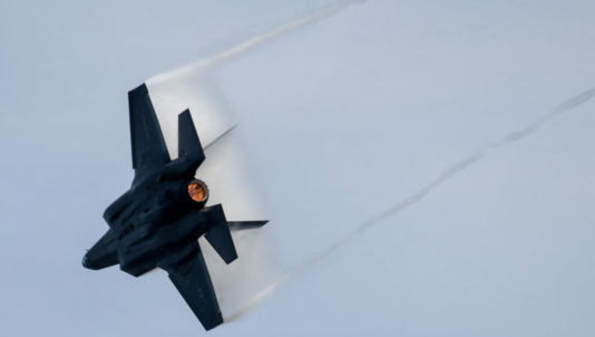 Missing F-35 Fighter Jet Spotted Flying Upside Down